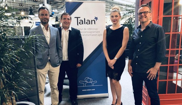 L"équipe Talan dans les nouveaux locaux de Talan à Lausanne - Espace Gotham